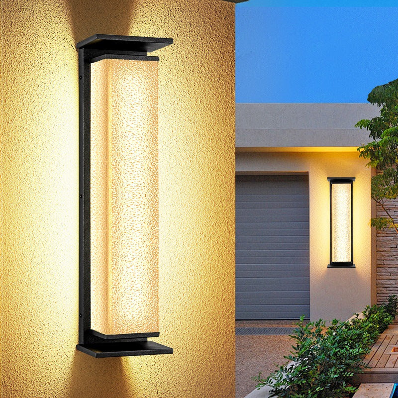 Outdoor Waterproof Solar Wall Lamp Villa on Both Sides of the Door Pillar Exterior Wall Courtyard