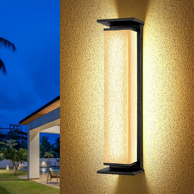 Outdoor Waterproof Solar Wall Lamp Villa on Both Sides of the Door Pillar Exterior Wall Courtyard