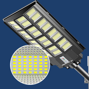 1600W BMW-Style Solar Street Light – 1152 LEDs, 30W Panel, 16-24H Runtime, 360㎡ Coverage
