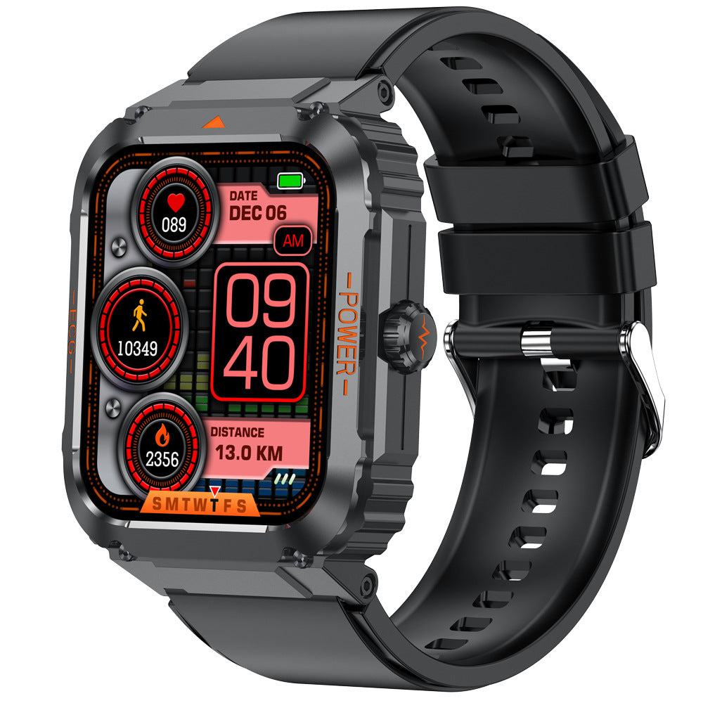 Smart Watch Outdoor Waterproof Bluetooth Call ECG Heart Rate Blood Sugar Temperature Monitoring Sports