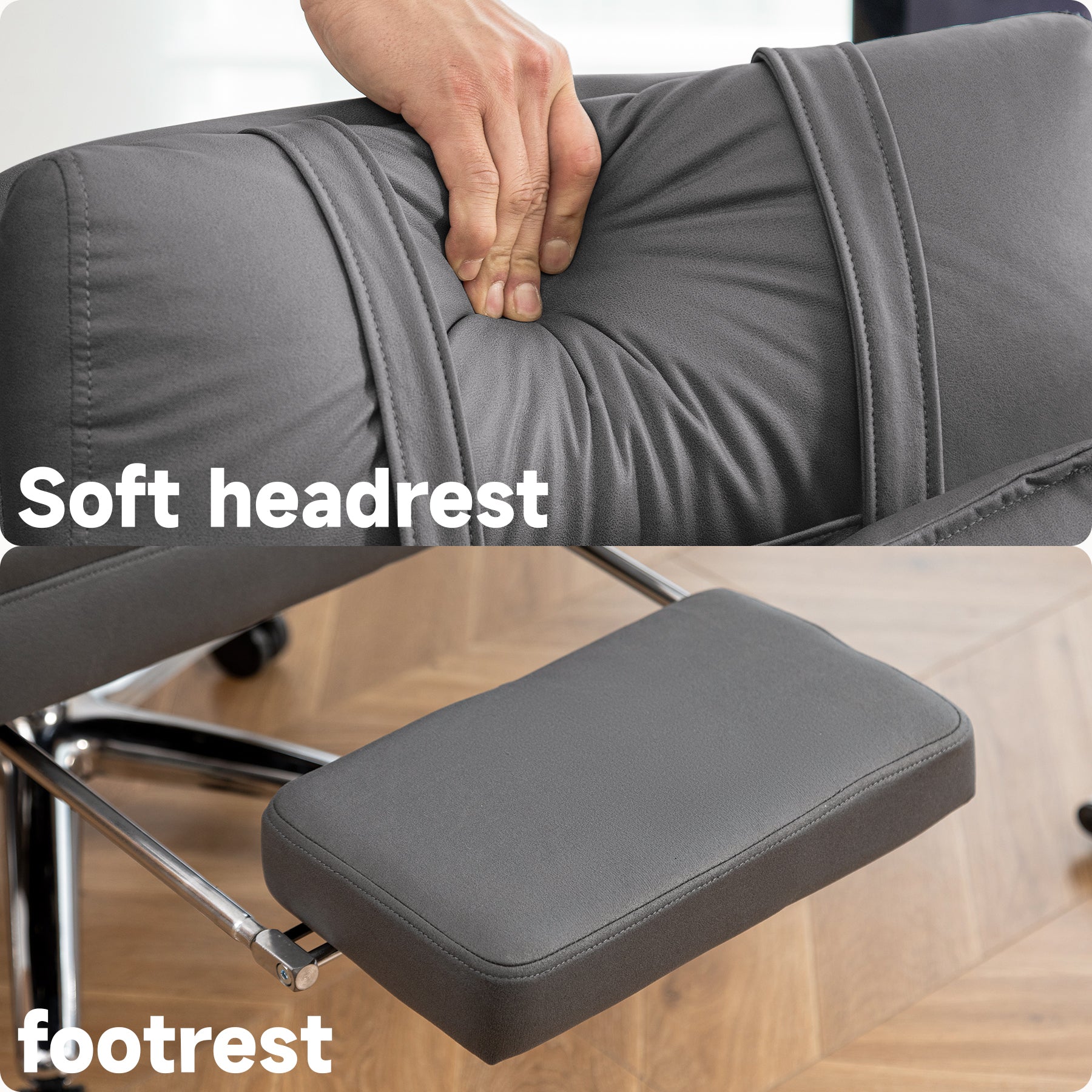 155° Reclining Swivel Ergonomic Office Chair