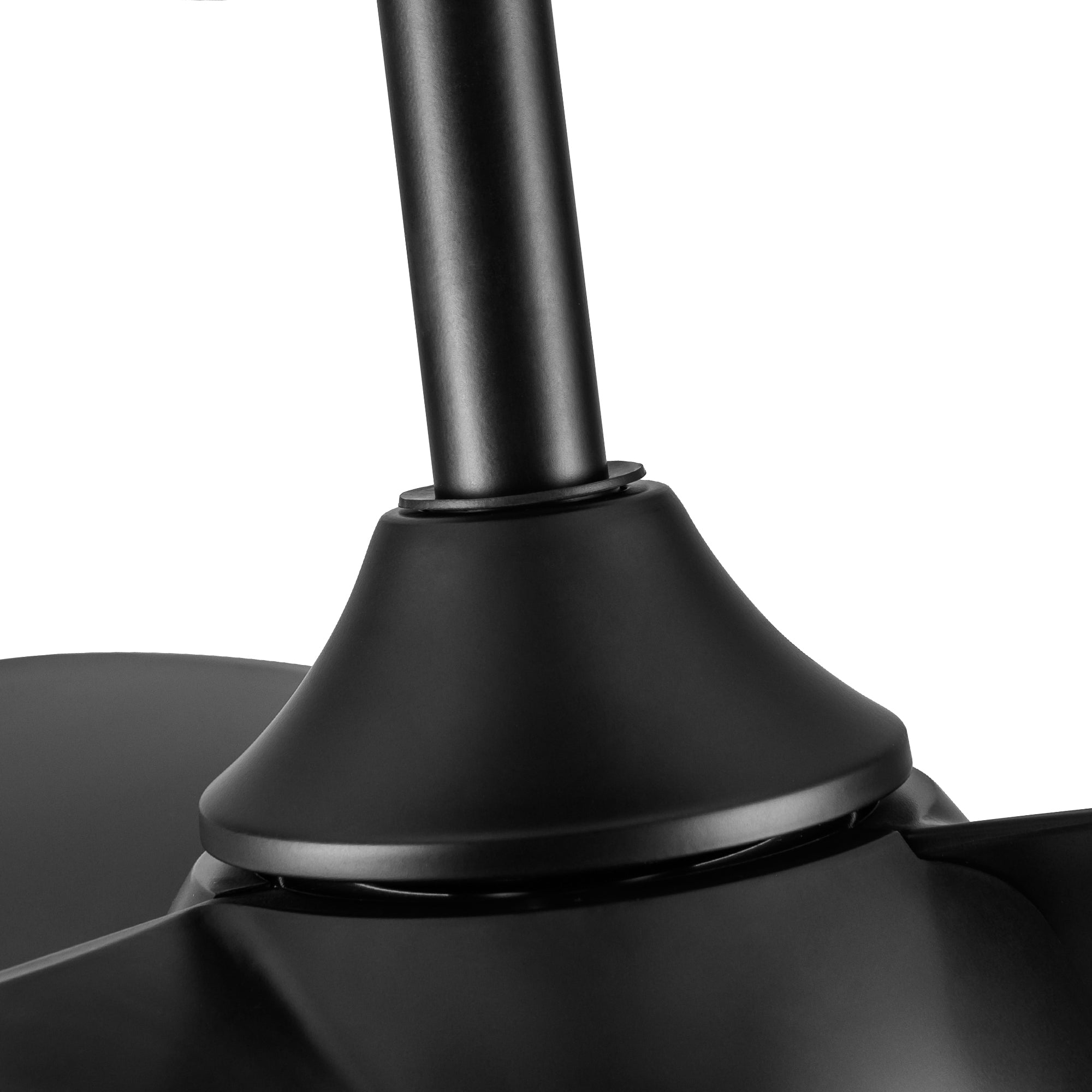 28" Black Ceiling Fan Integrated LED Light & Remote - DC Motor