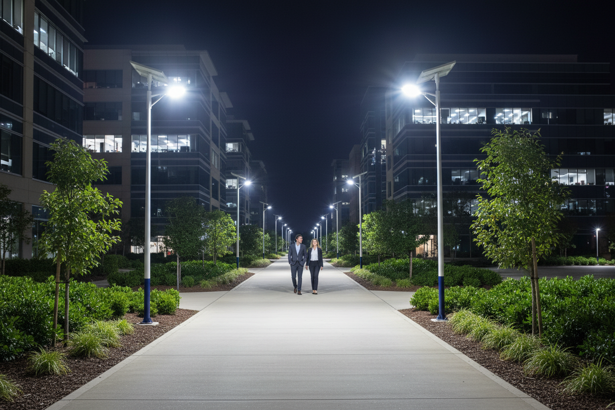 办公园区步道照明