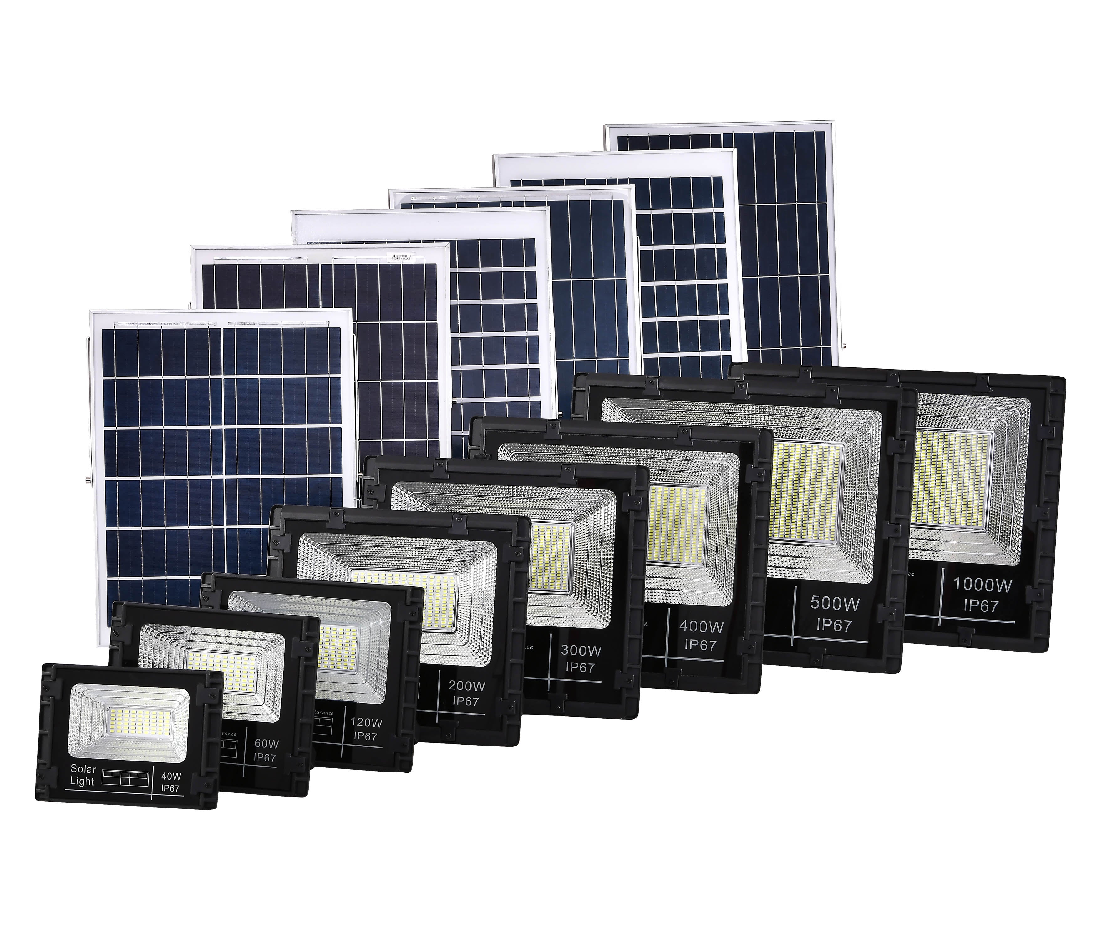 Wholesle LiFePO4 Solar Flood Lights: 20-24H Runtime, Remote + Motion Sensor