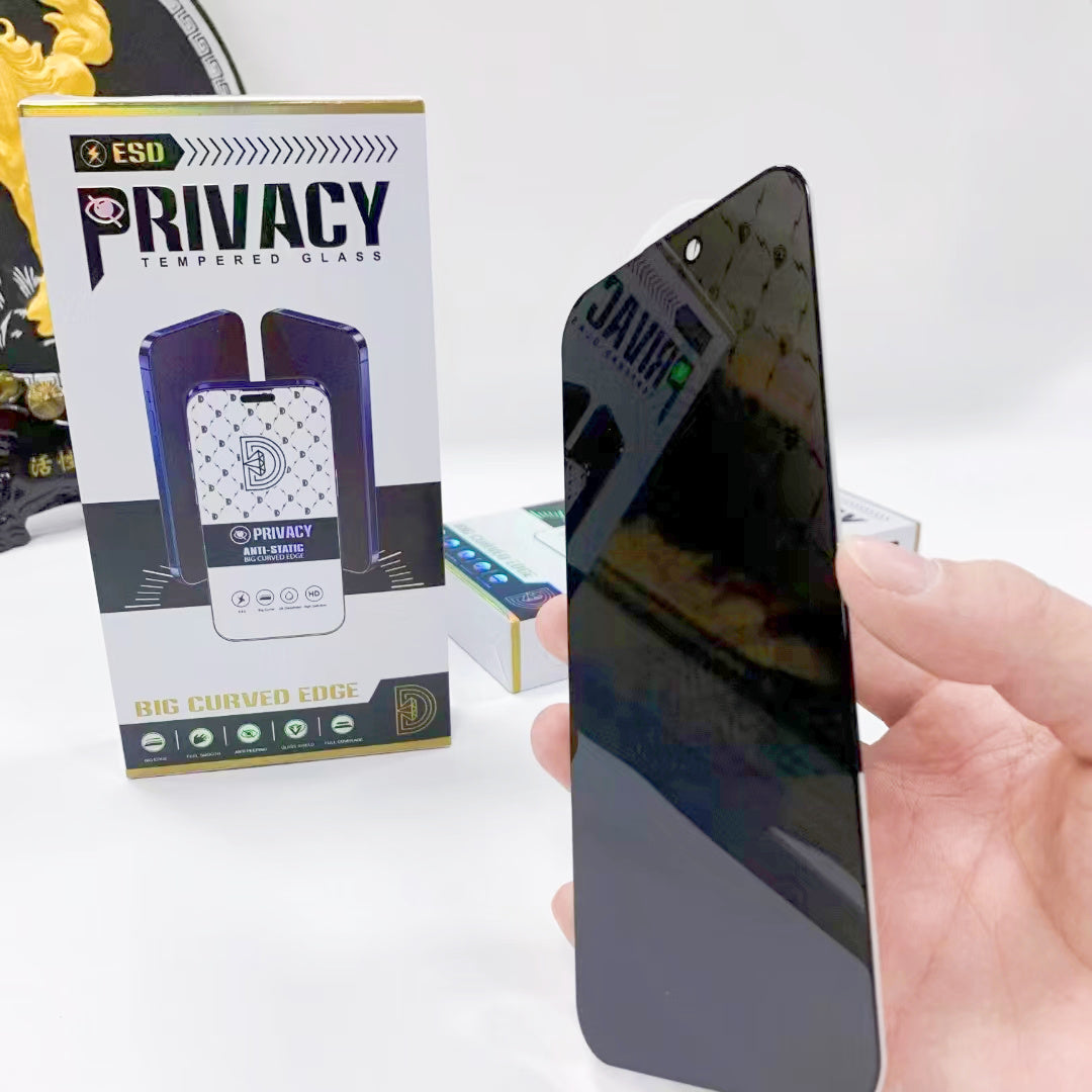 Golden Diamond Privacy Tempered Glass Screen Protector