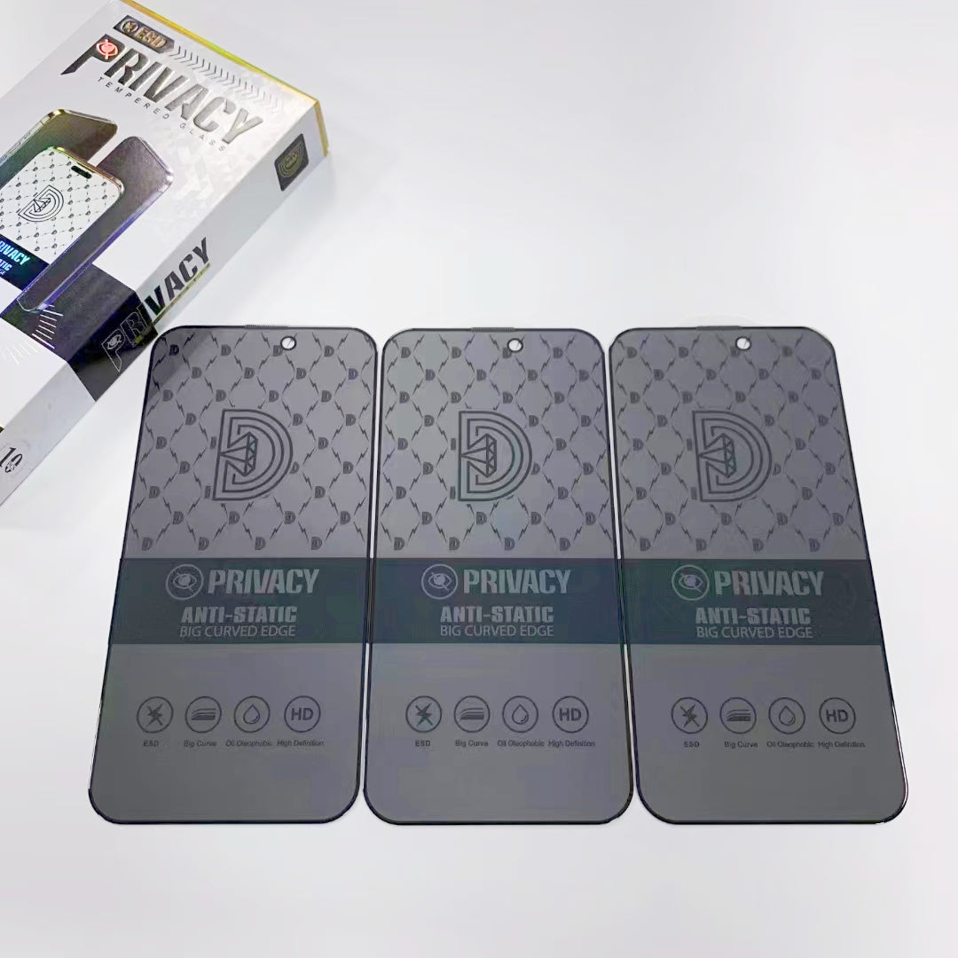 Golden Diamond Privacy Tempered Glass Screen Protector
