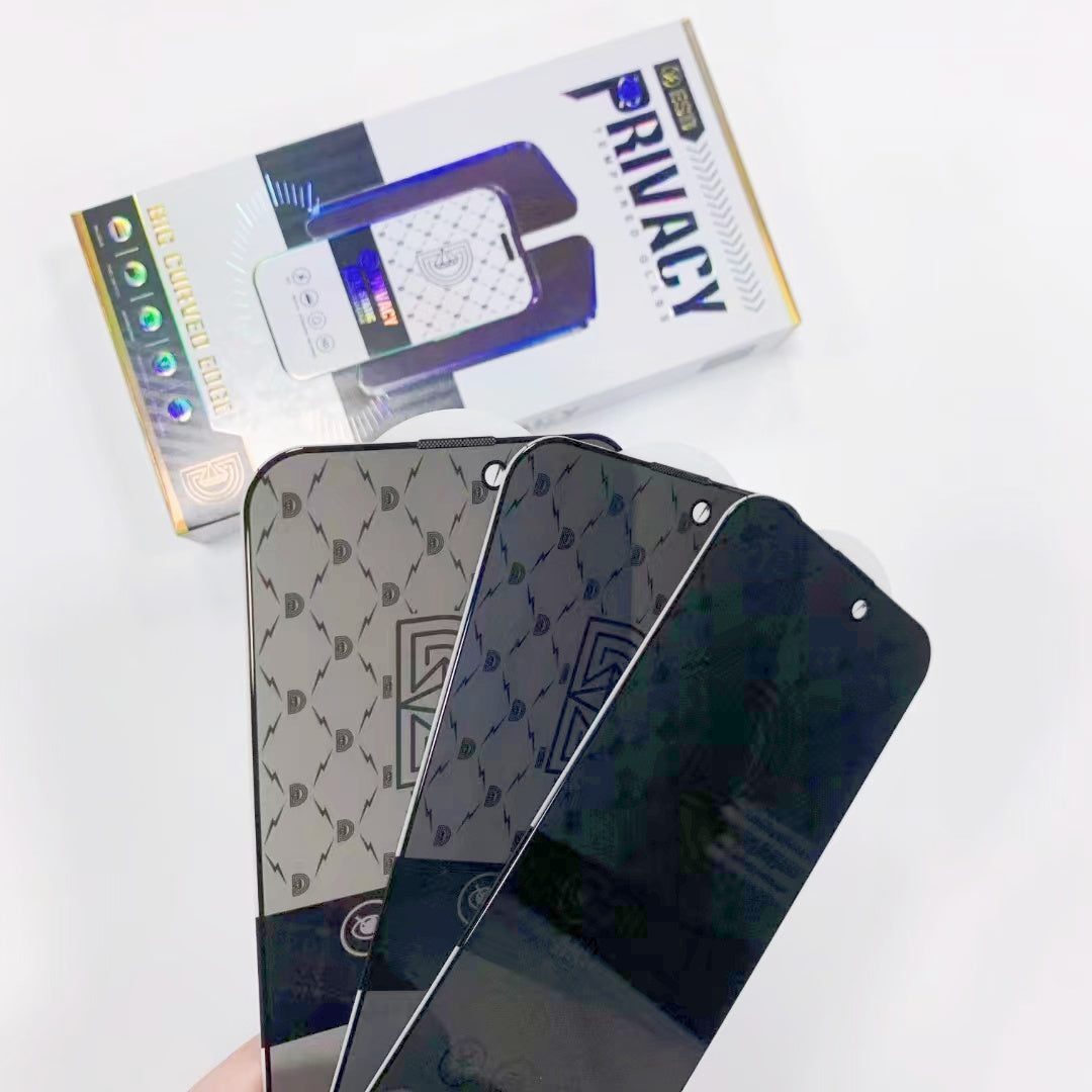 Golden Diamond Privacy Tempered Glass Screen Protector