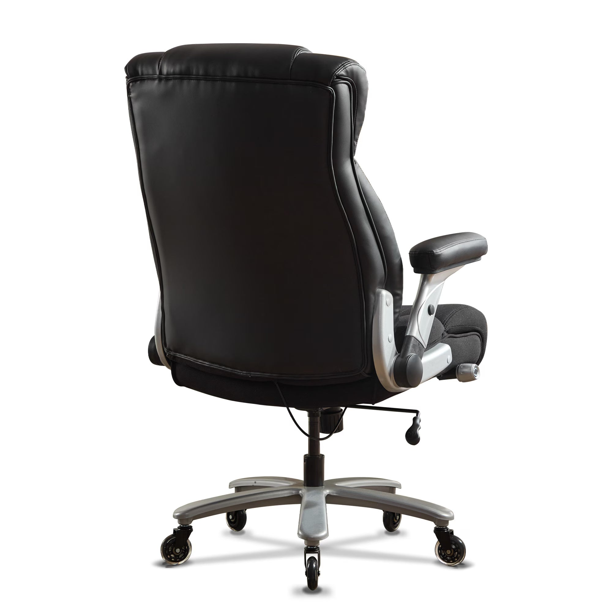 Heavy Duty Office Chair 500lbs - Big and Tall Ergonomic Executive Chair with Lumbar Support, Flip-Up Arms & Adjustable Height