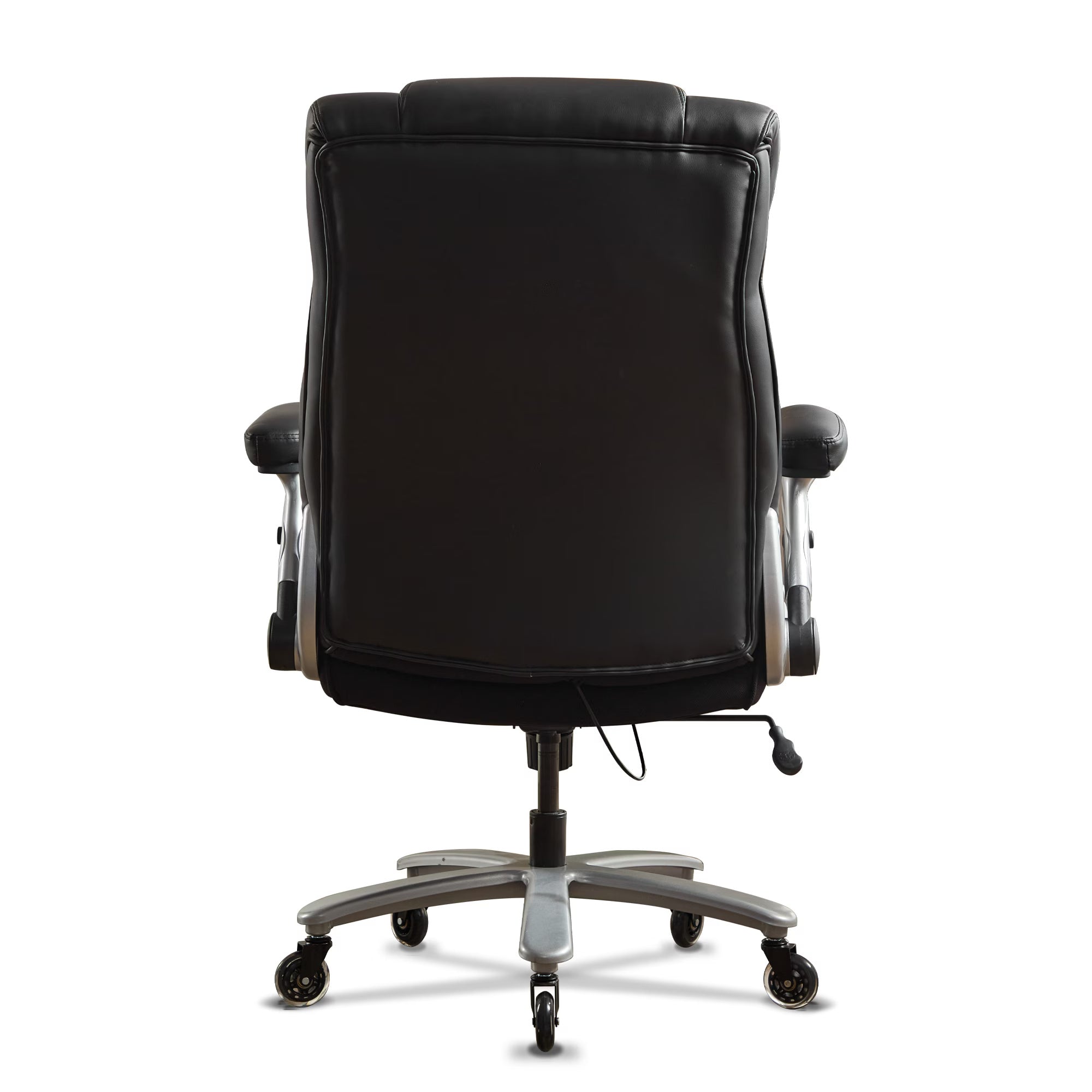 Heavy Duty Office Chair 500lbs - Big and Tall Ergonomic Executive Chair with Lumbar Support, Flip-Up Arms & Adjustable Height