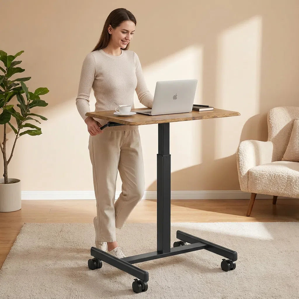 28.5-42.5 inches Laptop Computer Cart for Home