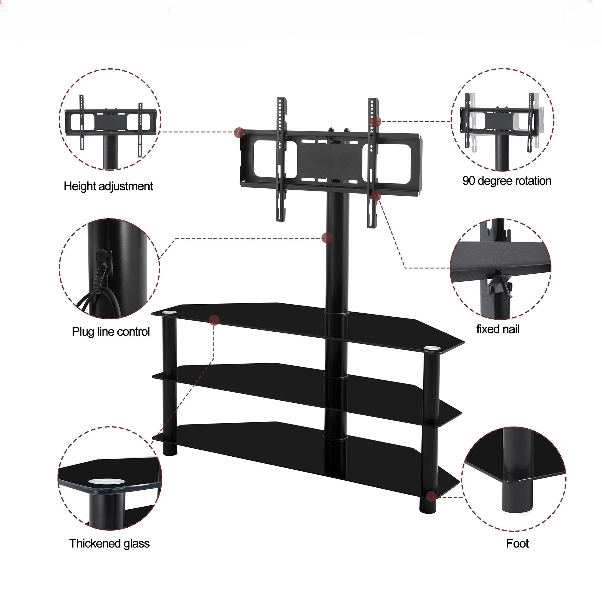 Large ATV900 TV Stand Entertainment Center