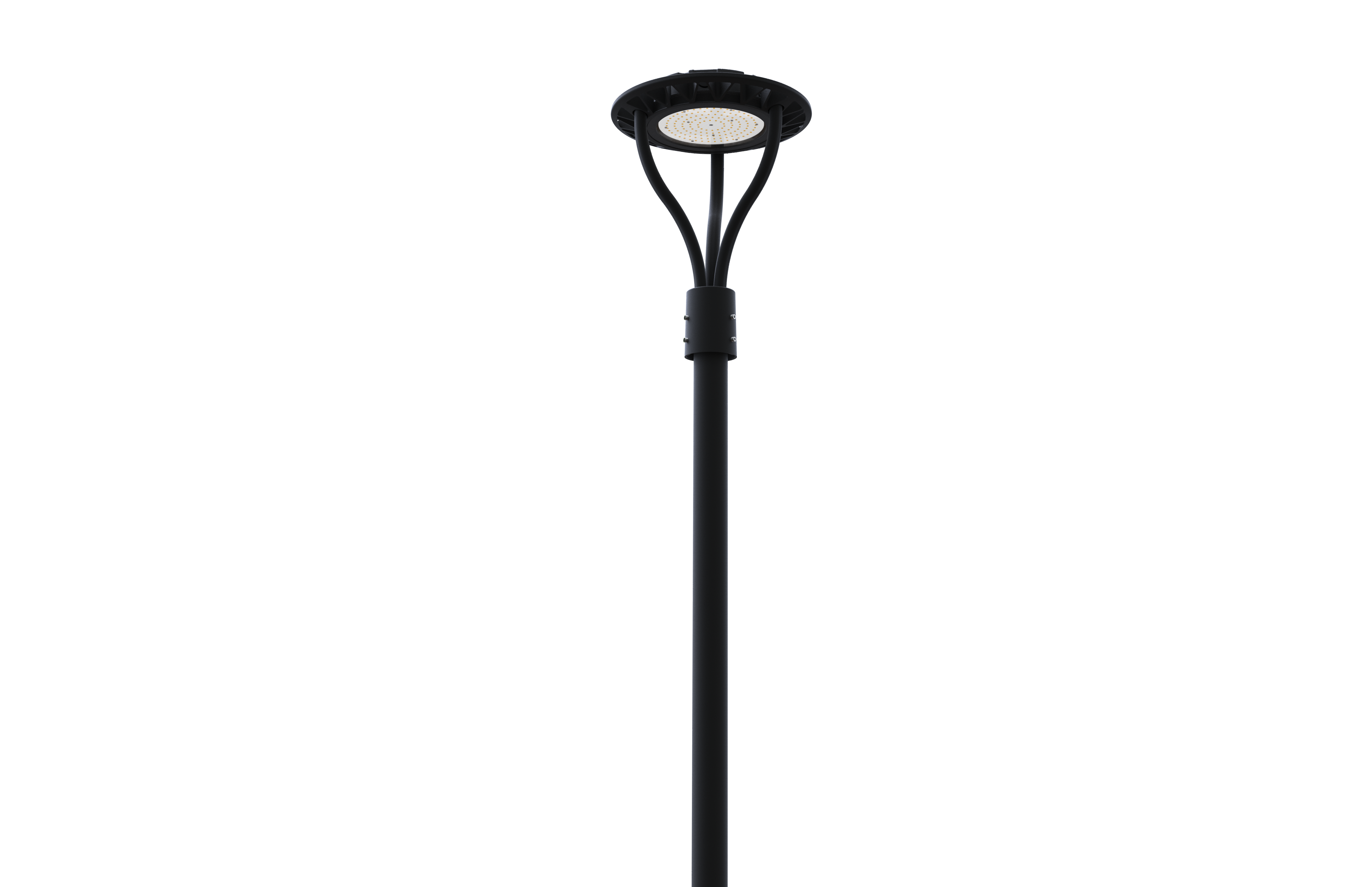 LED Post Top Light – 150W/100W/70W Selectable, Dimmable, High-Efficiency Outdoor Lighting