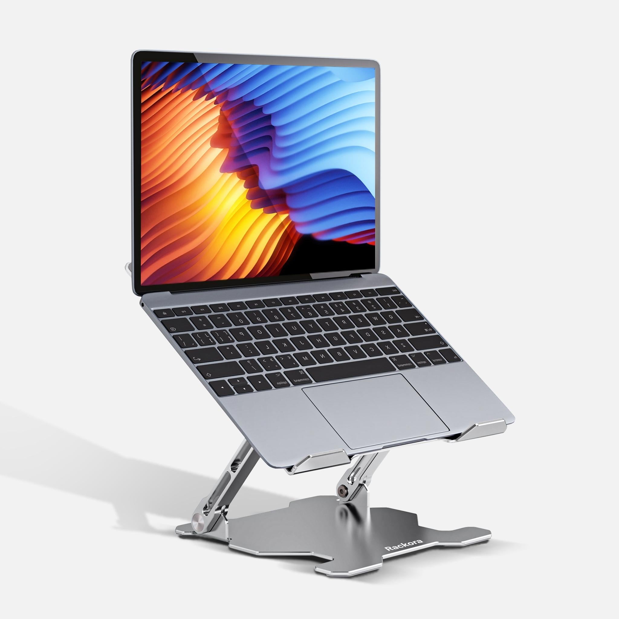 Rackora Ergo Laptop Stand Elite Edition - Premium Ergonomic Design (Universal Compatibility)