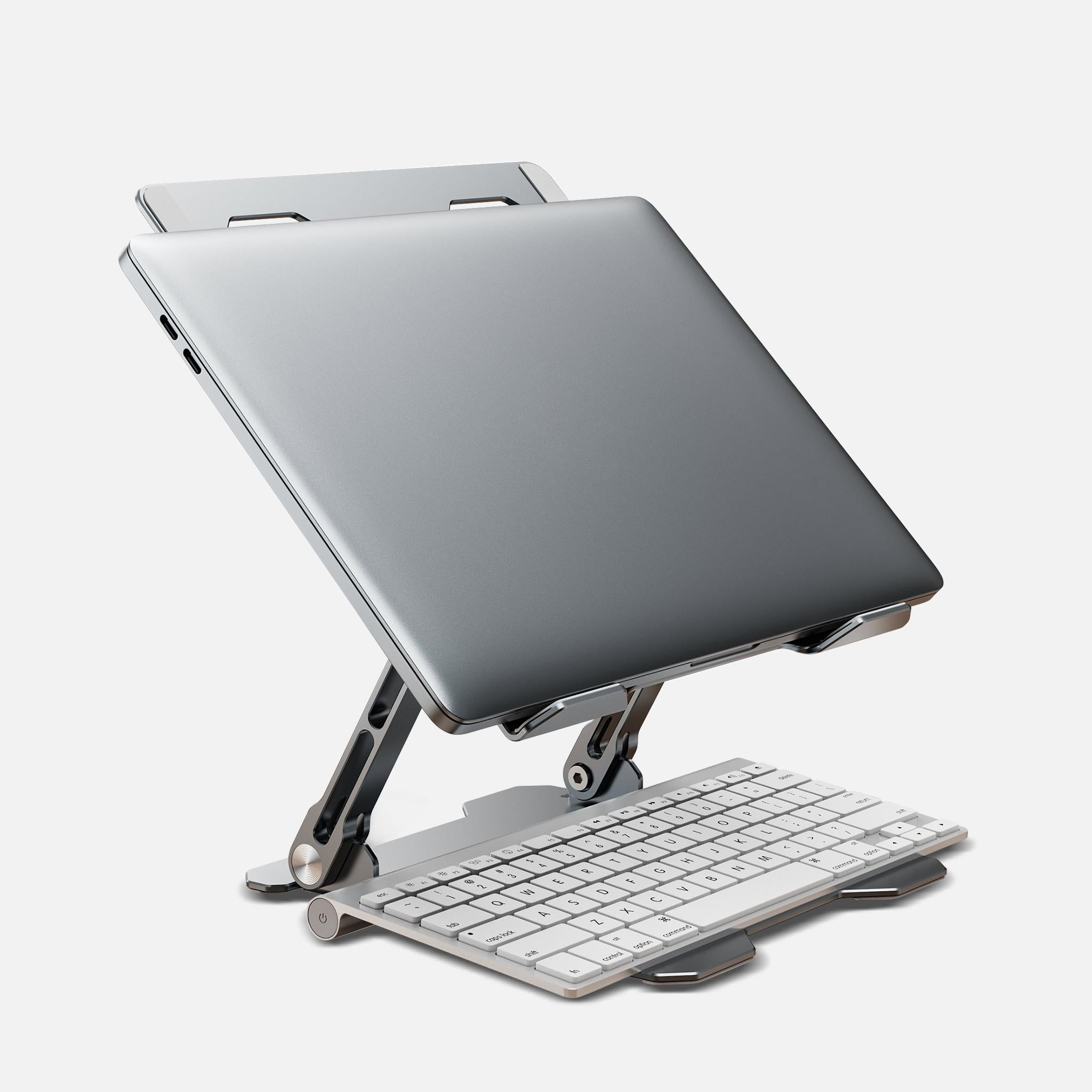 Rackora Ergo Laptop Stand Elite Edition - Premium Ergonomic Design (Universal Compatibility)