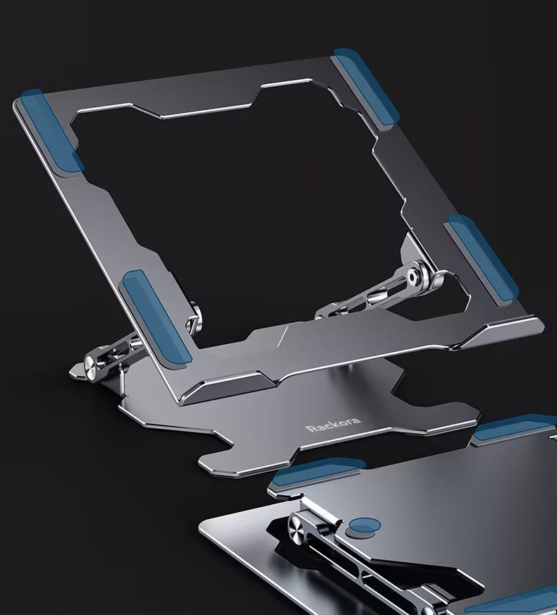 Rackora Ergo Laptop Stand Elite Edition - Premium Ergonomic Design (Universal Compatibility)
