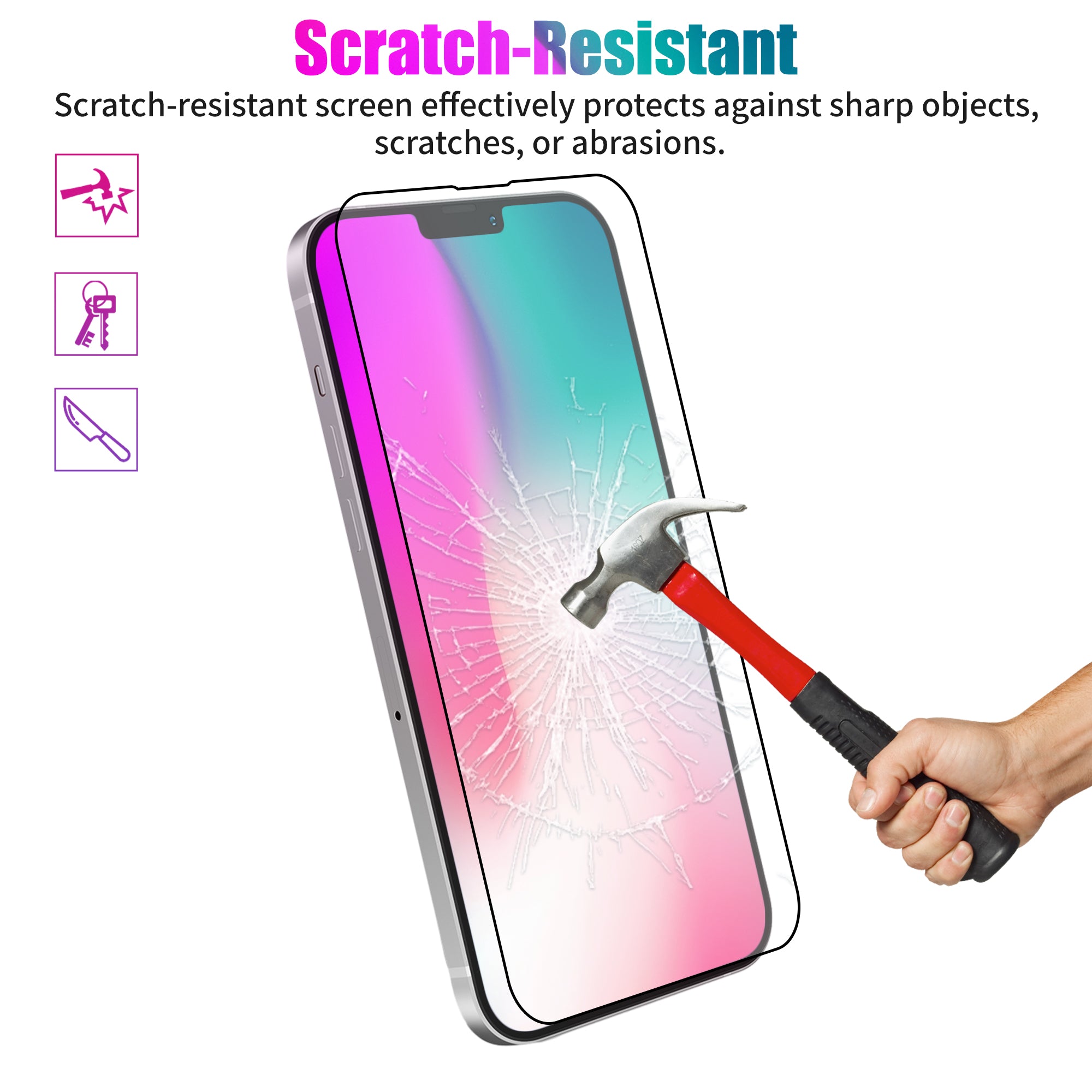 Rackora Tempered Glass Screen Protector 2-Pack Starter