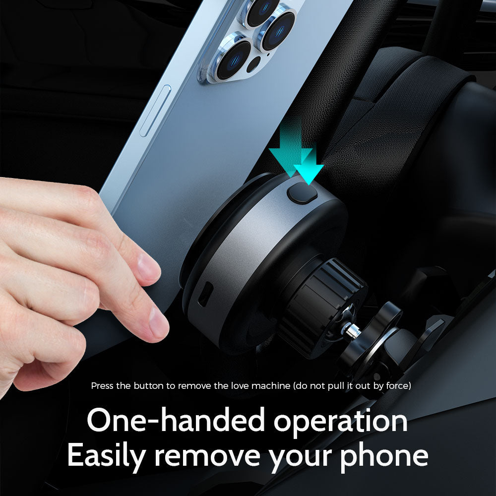Rackora Vacuum-Enhanced Car Phone Holder