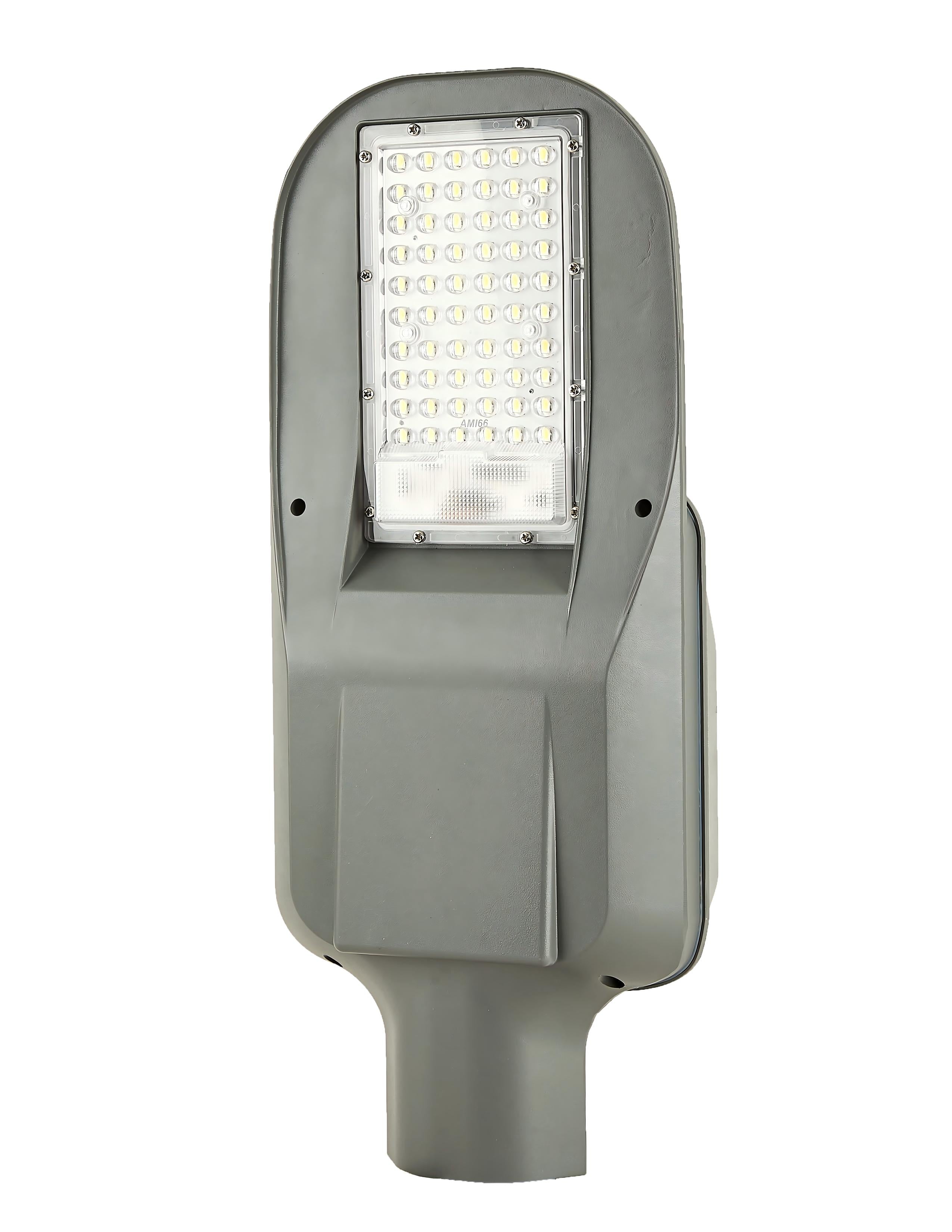 60W Dual-Arm Solar Street Light with 6M Pole - Commercial Grade Outdoor Lighting