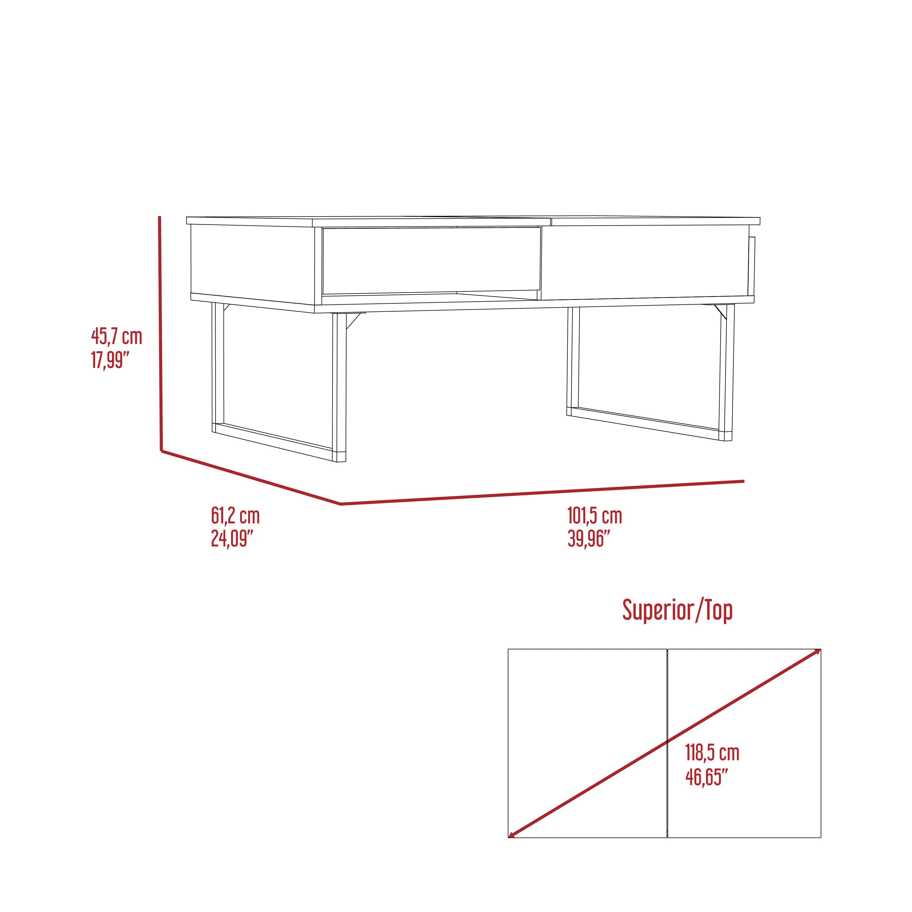 Wood TV Stand for TVs up to 60"