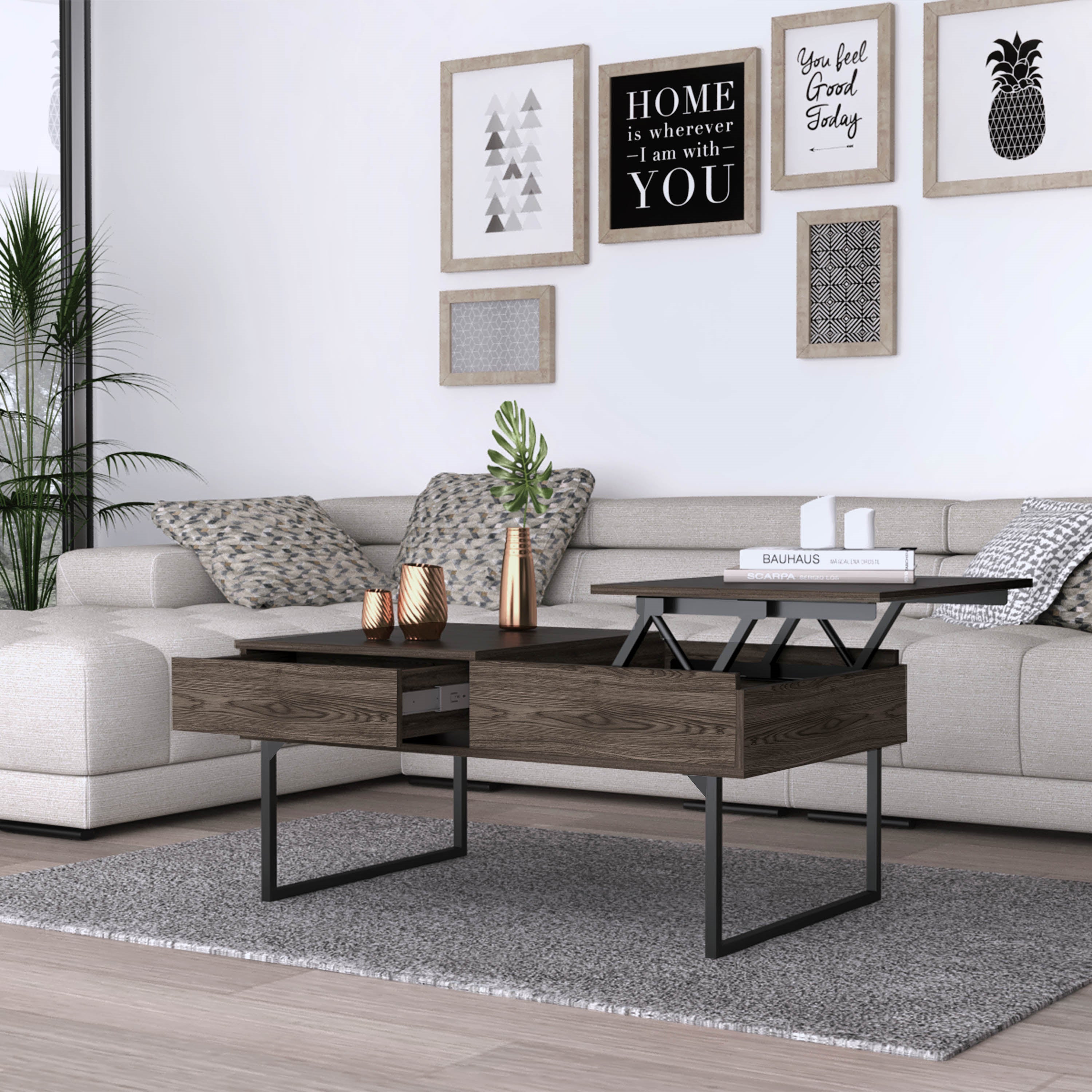 Wood TV Stand for TVs up to 60"