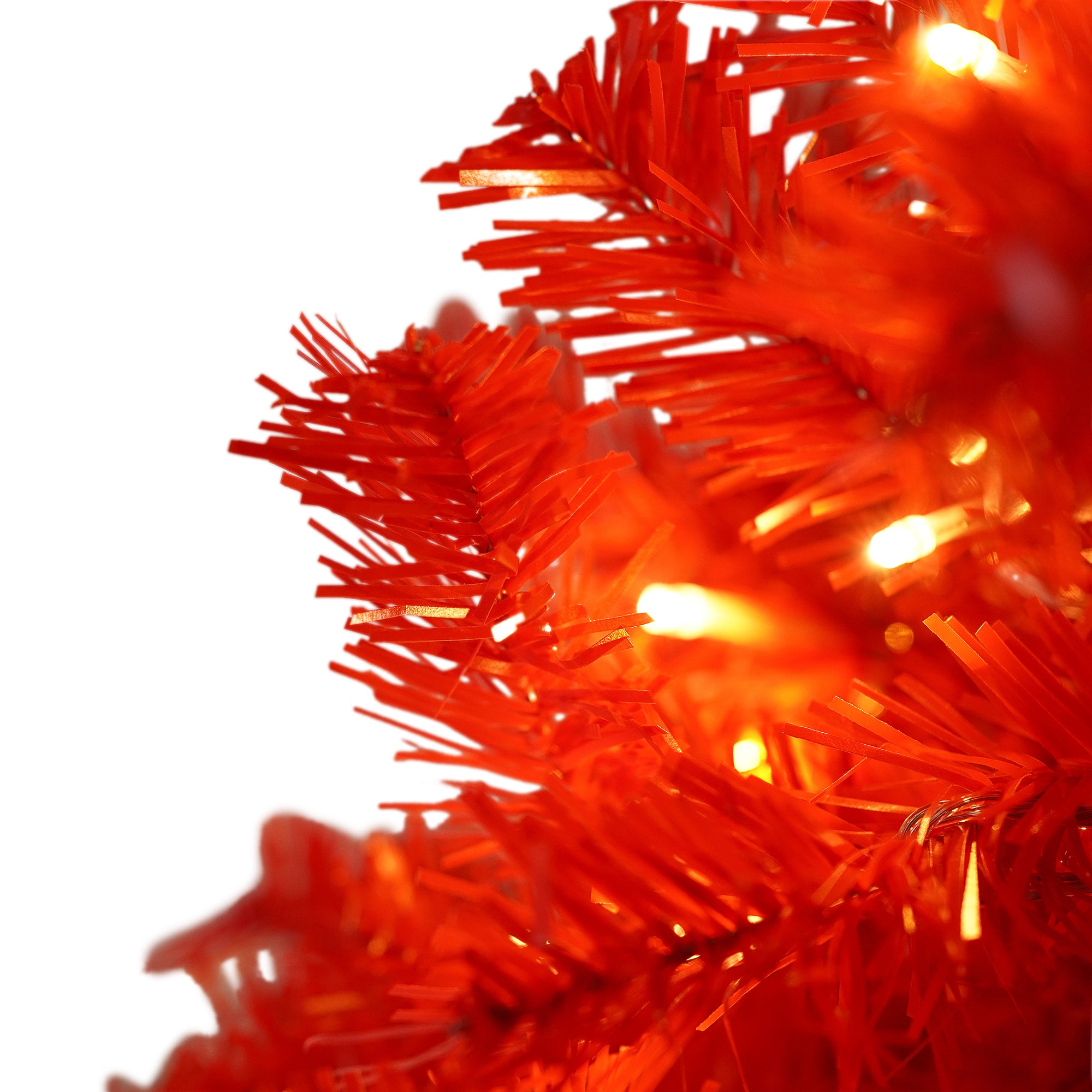 Lighted Santa Hat Style Christmas Tree Set of 2, 4ft Artificial Tree
