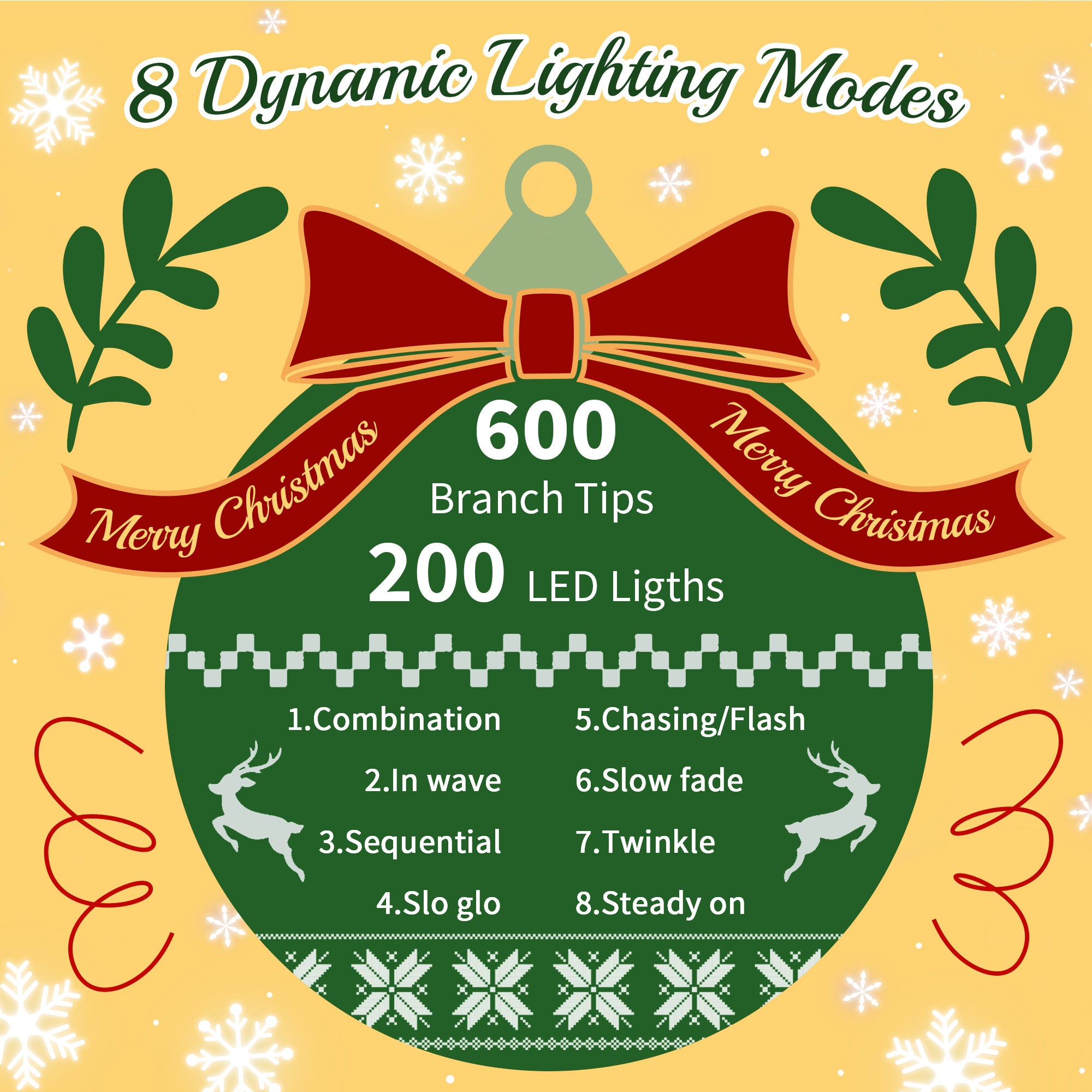 Lighted Santa Hat Style Christmas Tree Set of 2, 4ft Artificial Tree