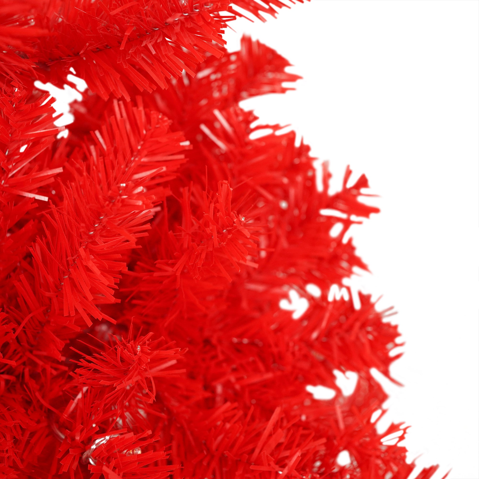Lighted Santa Hat Style Christmas Tree Set of 2, 4ft Artificial Tree