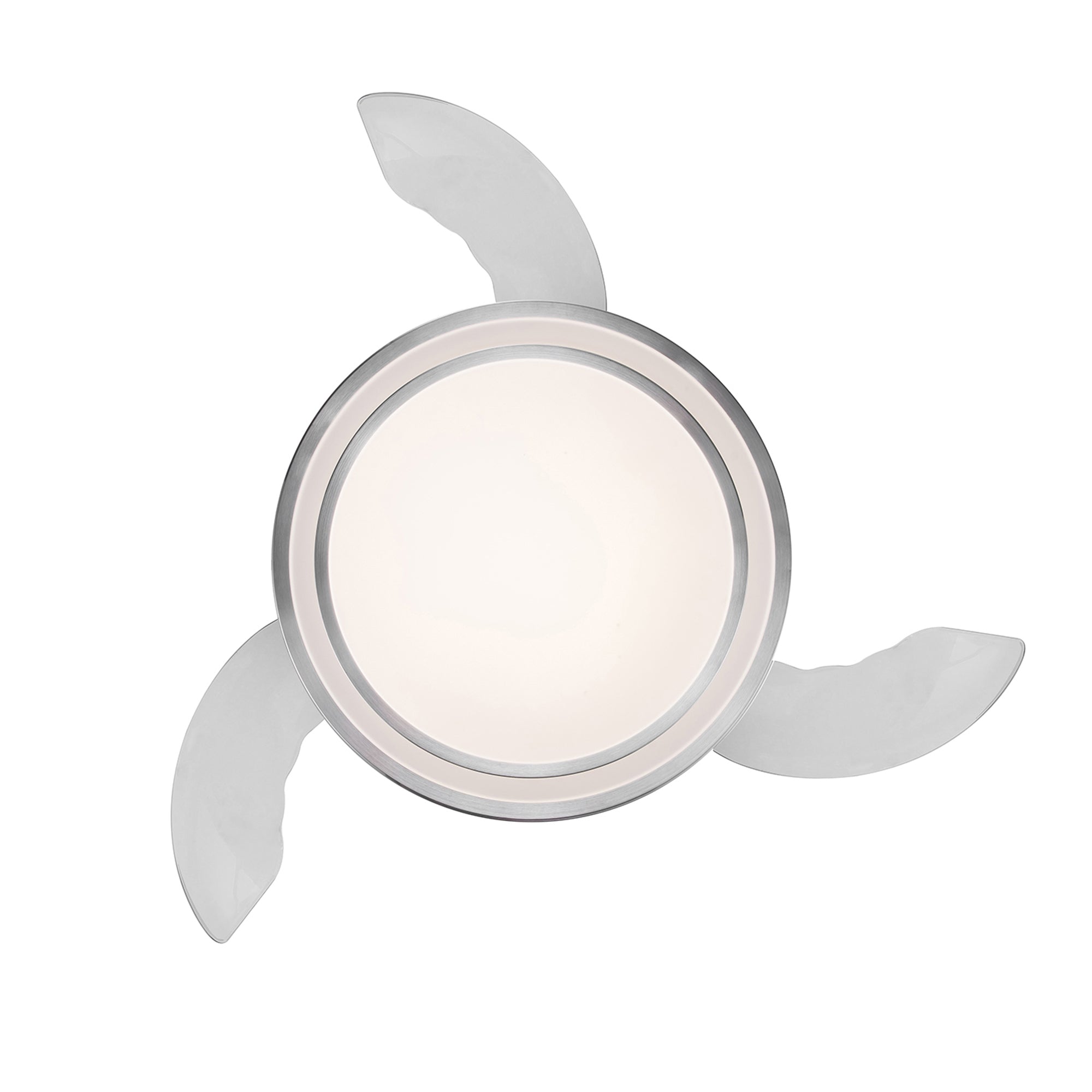 42 Inch Retractable Ceiling Fan with Remote Control and LED Light