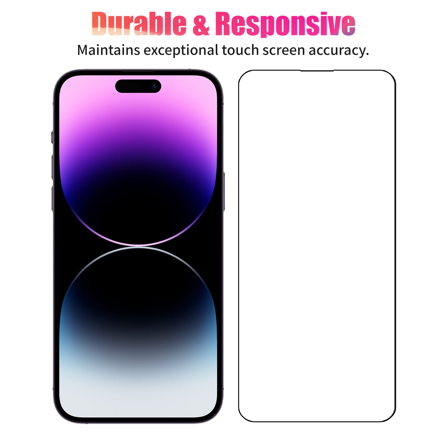 Rackora Tempered Glass Screen Protector 2-Pack for Pro Max