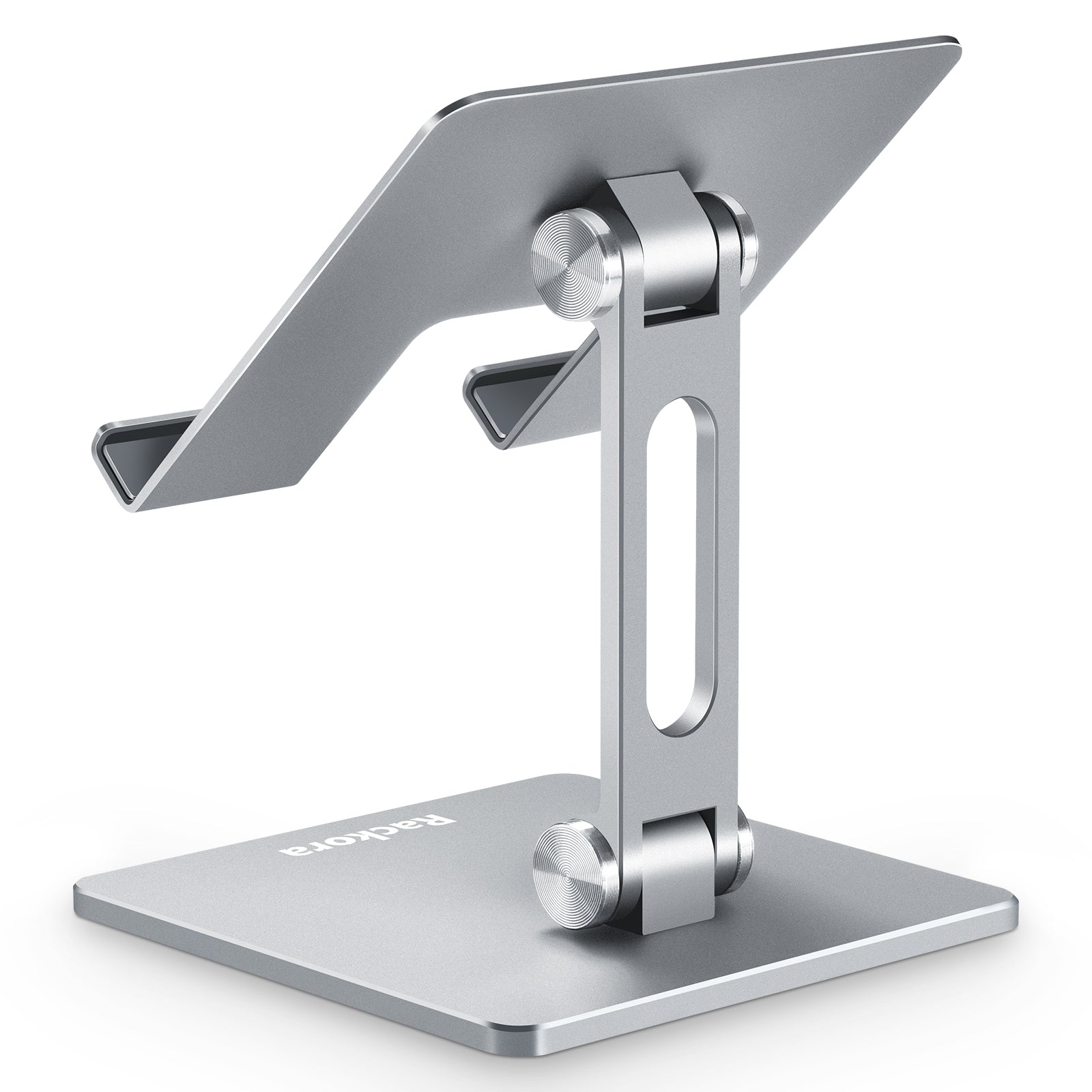 Soporte para tableta Rackora gris, 2 piezas, gris
