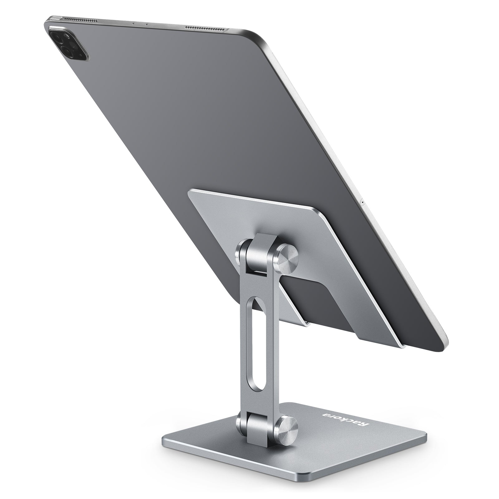 Soporte para tableta Rackora gris, 2 piezas, gris