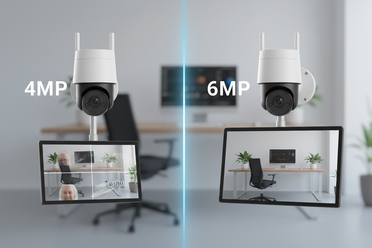 4MP vs 6MP Security Cameras: Which Resolution Do You Need?