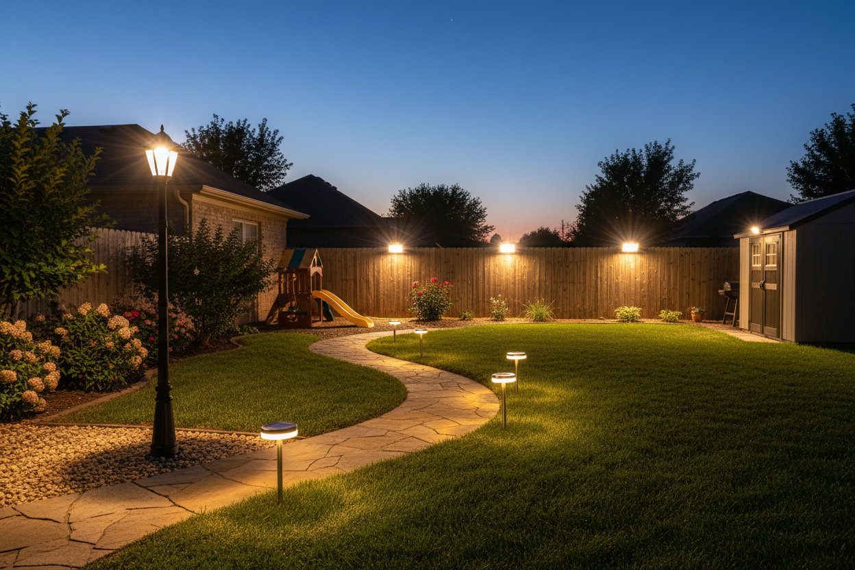 Is Your Backyard a Hiding Spot? 5 Lighting Tips for Peace of Mind