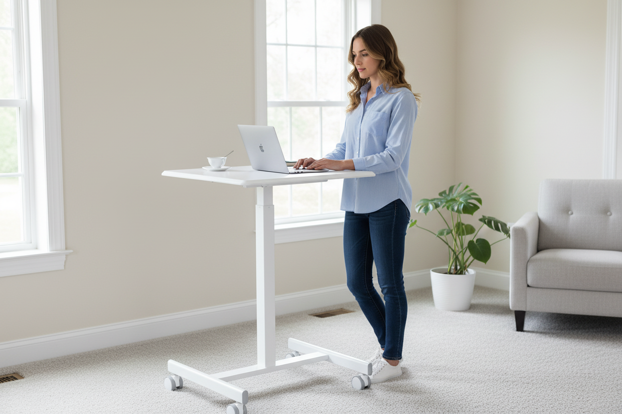 Mobile Laptop Carts vs. Fixed Desks: Choosing the Right Hybrid Setup