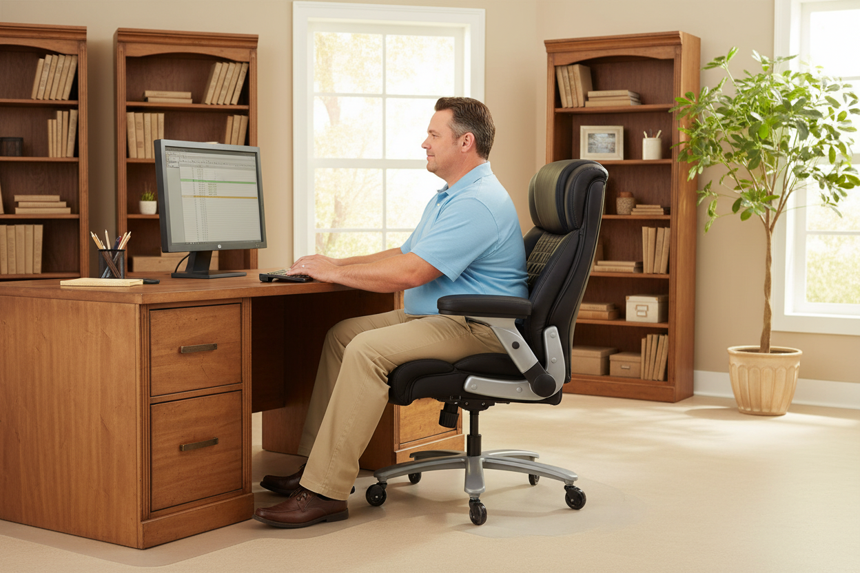 Best Ergonomic Chairs for Heavy People in 2026: Why Big & Tall Users Need Mesh This Summer