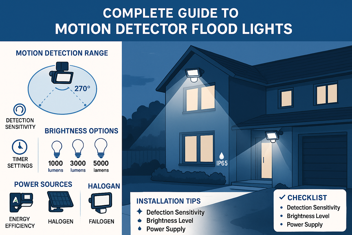 Complete Guide to Choosing Motion Detector Flood Lights
