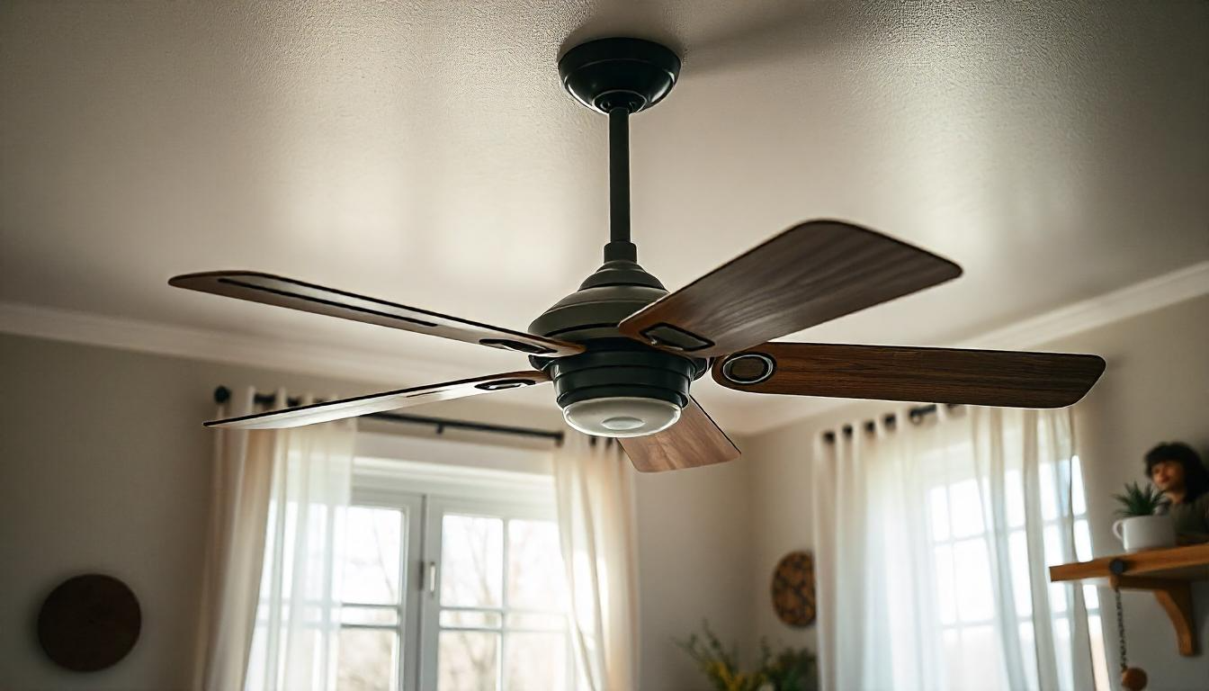 How does the quiet operation of a DC motor Ceiling Fan affect sleep quality?