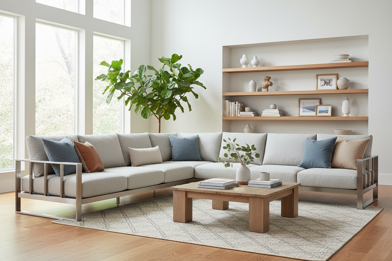 Is Investing in an Aluminum Sectional Sofa Right for Your Family