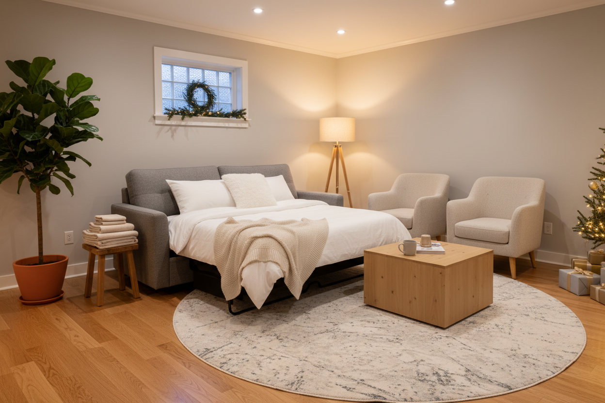 Never Stress Over Holiday Sleepovers with a Convertible Sofa Bed