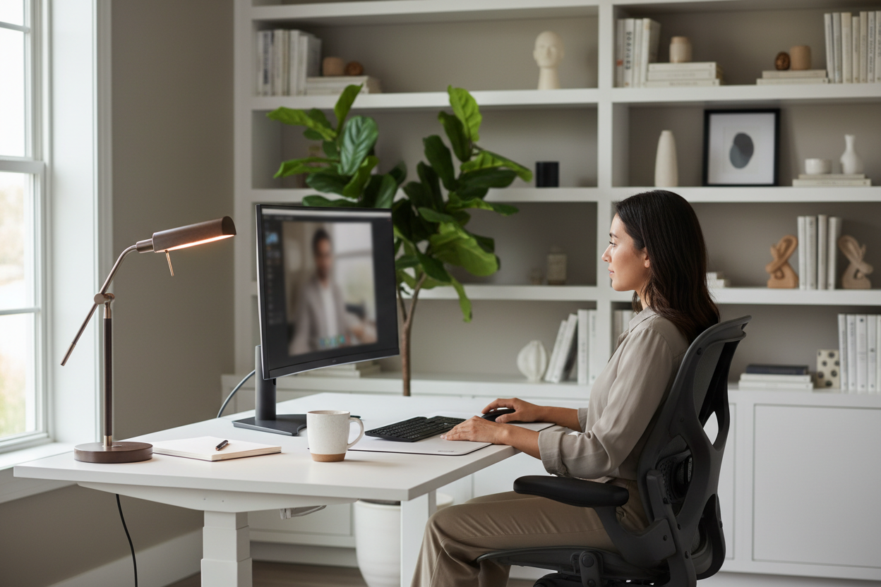 The New Remote Normal: Designing a Professional Video Call Backdrop That Impresses