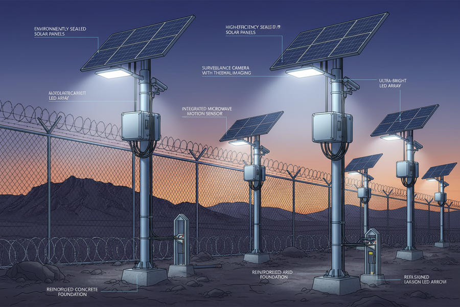 Solar Lighting for Border Regions: Specialized Needs & Technical Solut