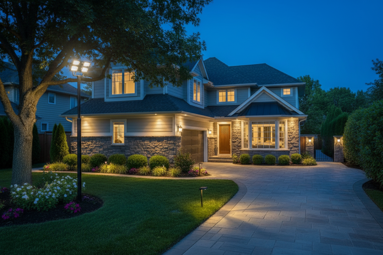 Solar Security Lights: Protecting Your Home Without Wiring