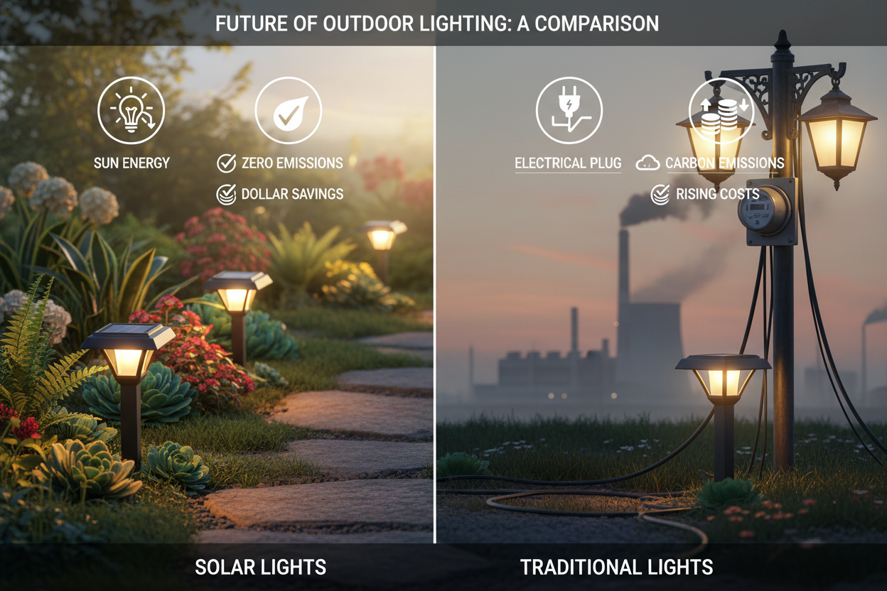 Solar lights Wiki: What Are the Environmental and Cost Benefits of Solar Lights Versus Traditional Lighting