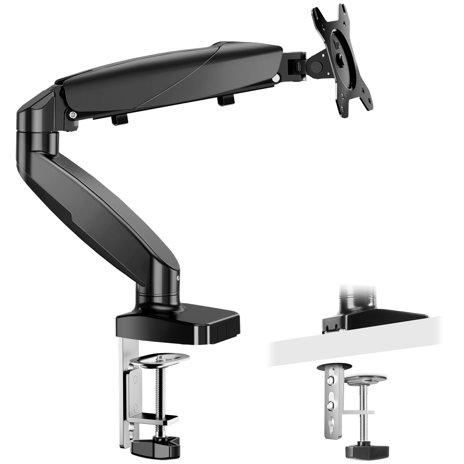 15-27 inch monitors arm with weight capacities up to 15.4 pounds