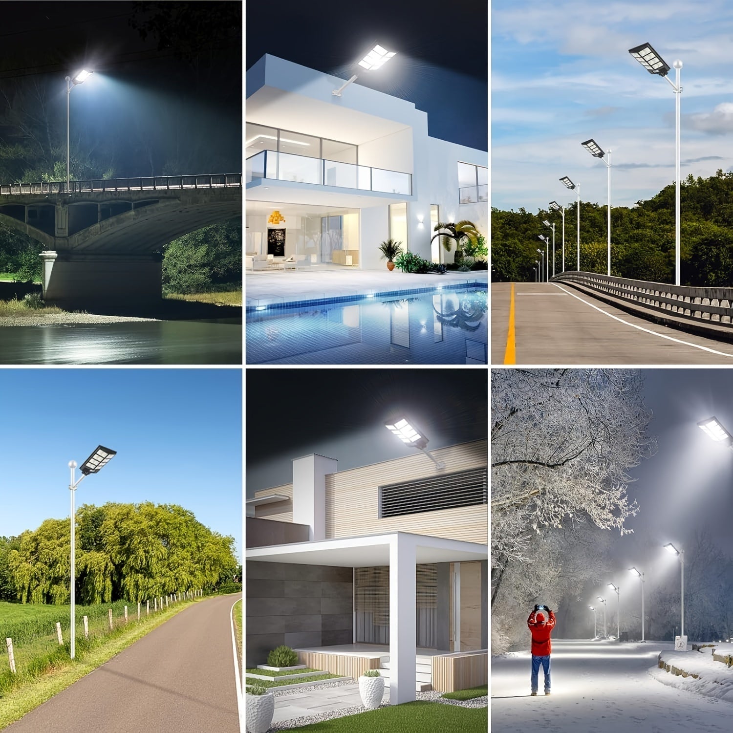 25Ah 3.2V 800pcs Super Bright LED Beads Solar Street Lights Outdoor with Remote