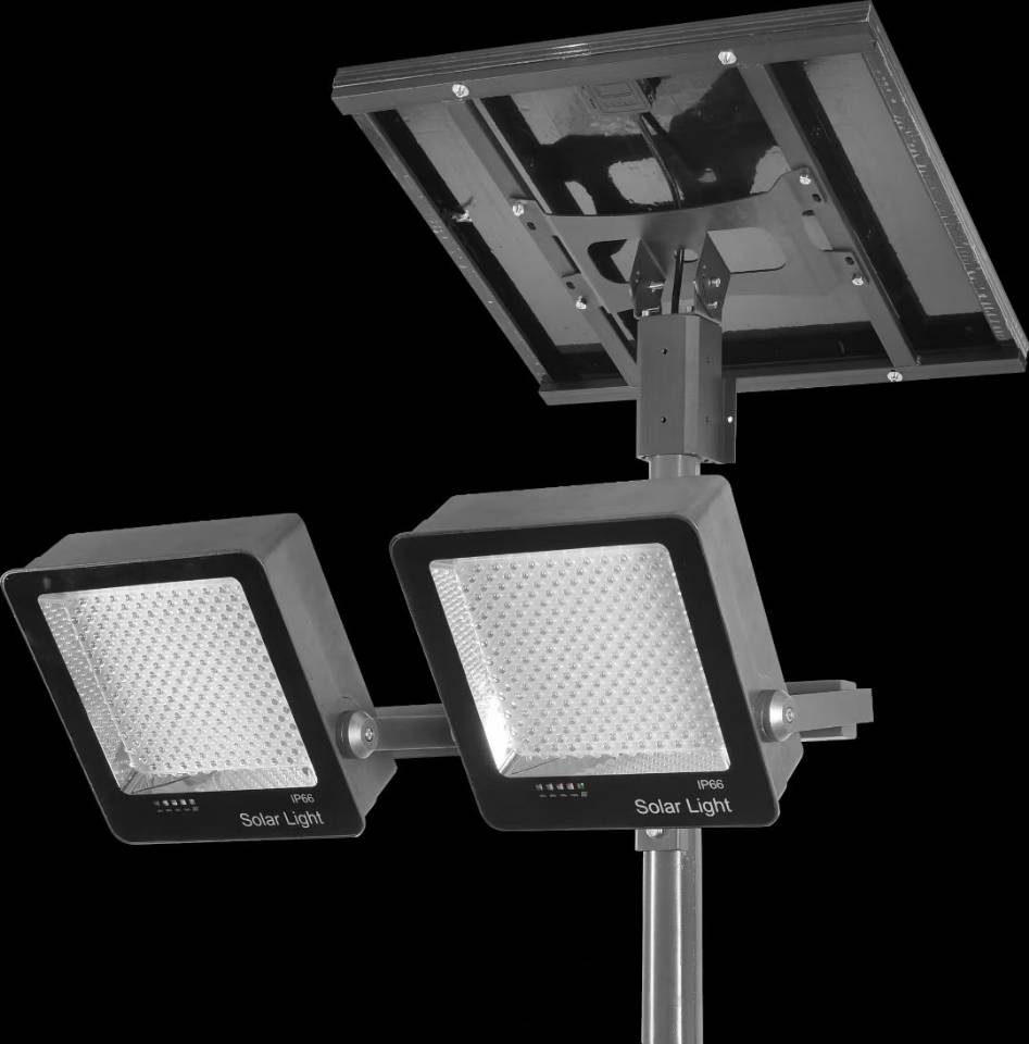 Hochleistungs-All-in-Two-Solar-LED-Stadionleuchte (80 W – 150 W) – ADC12-Aluminium, 10.000 – 20.000 Lumen