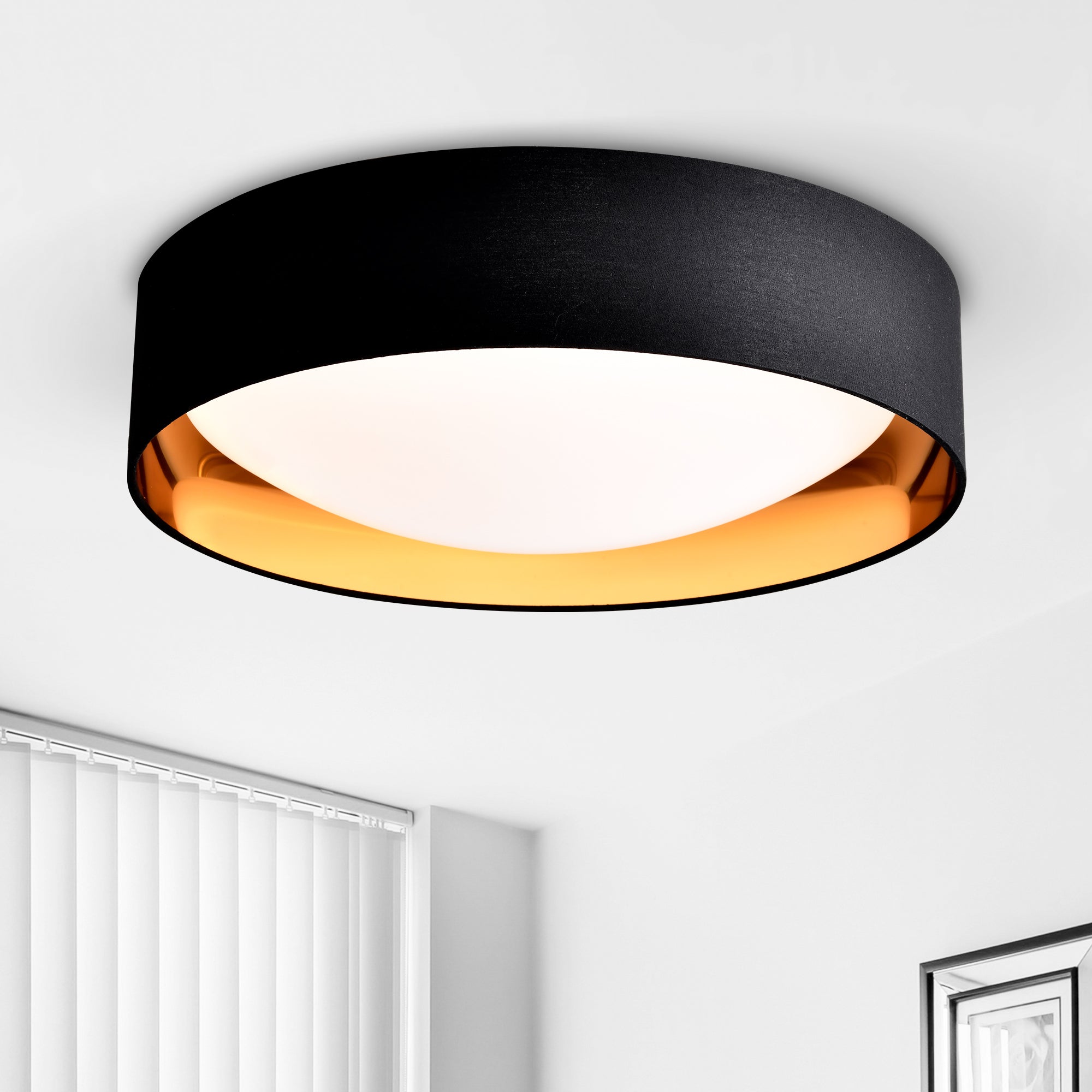 Acrylic 24W, 5 CCT Flush Mount Ceiling Light