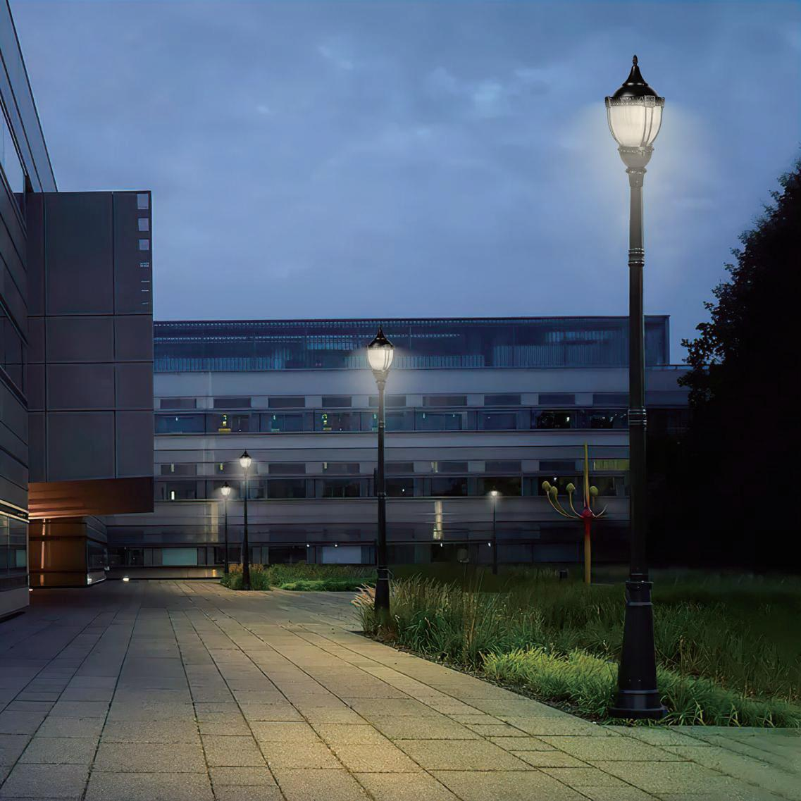 Acorn LED Post Top Light – 60W/80W/100W Selectable, Dimmable, DLC Premium 5.1 Compliant