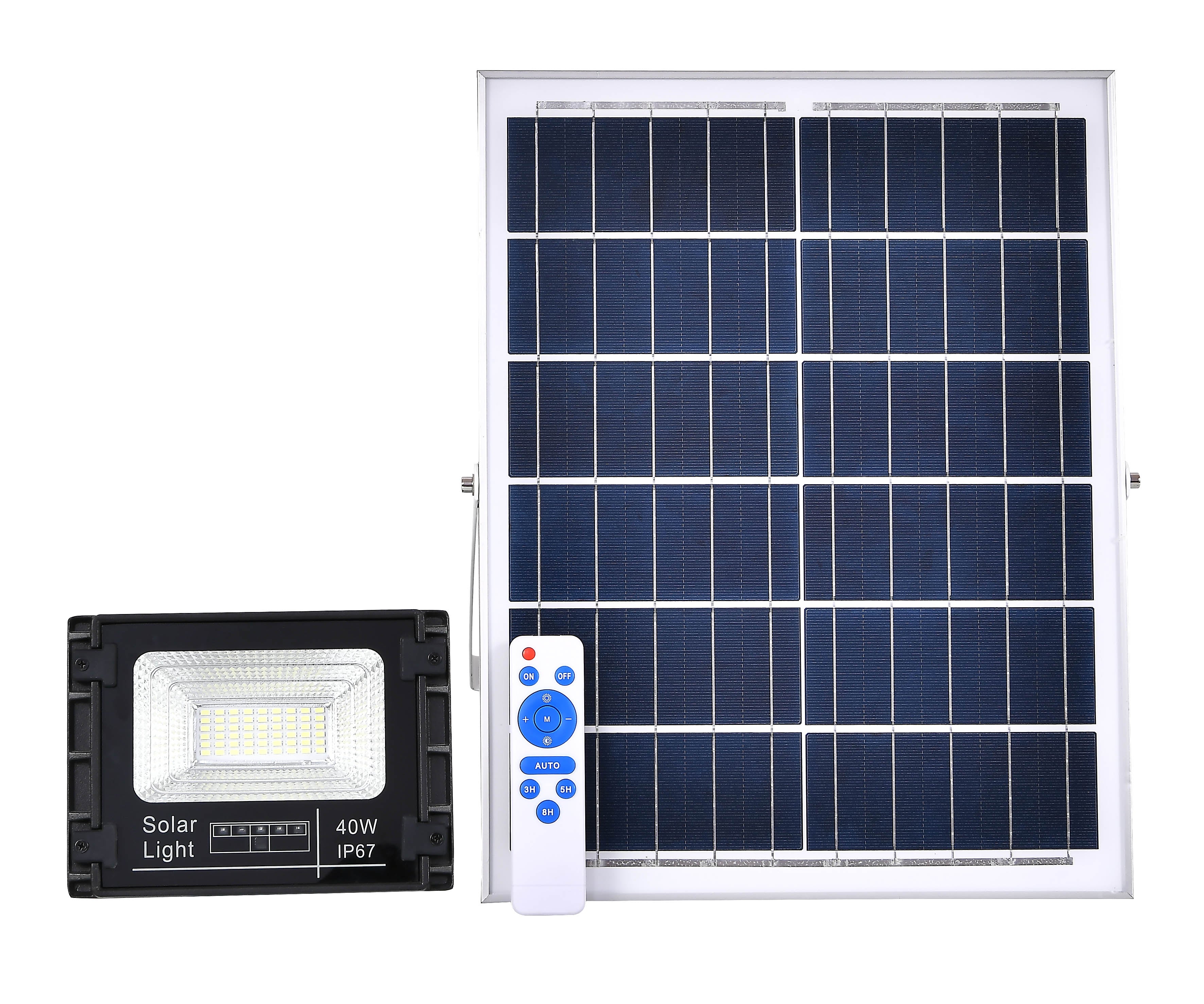Wholesle LiFePO4 Solar Flood Lights: 20-24H Runtime, Remote + Motion Sensor
