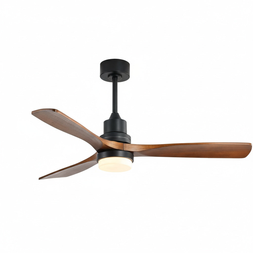 52 Zoll Deckenventilator mit LED Beleuchtung, 6 Geschwindigkeitsstufen, Fernbedienung, DC-Motor